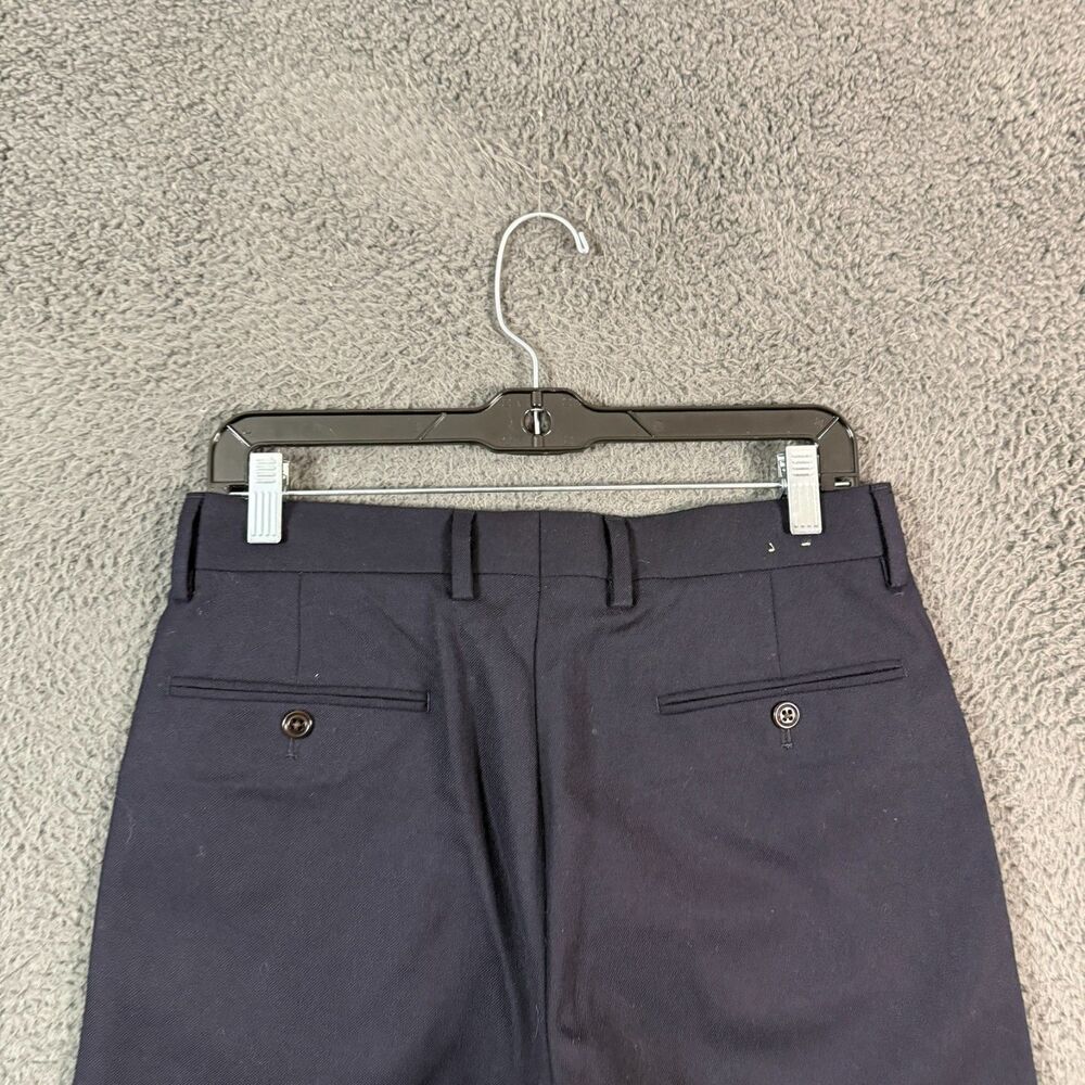 J Crew Pants Mens 29x32 Blue Urban Slim Fit Dress Slacks Wool Formal Preppy - Picture 8 of 15